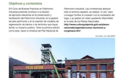 II Ciclo de Buenas Prácticas en Patrimonio Industrial en el Pozo Sotón el 28 de mayo