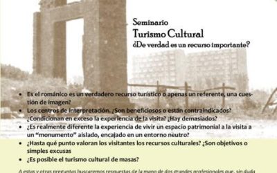 Seminario sobre Turismo Cultural martes 21 de Julio a las 18 horas organizado por Urbs et Ager e INCUNA.