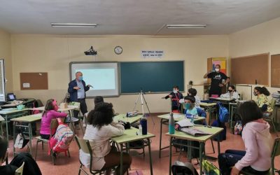 VISITA AL COLEGIO MIGUEL DE CERVANTES DEL BARRIO DE LA CALZADA (GIJÓN)