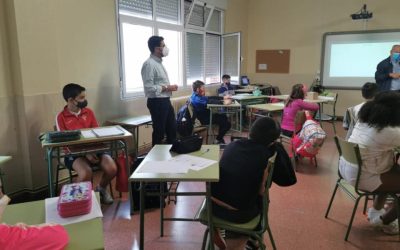 VIDEO DE LA VISITA DE INCUNA AL COLEGIO MIGUEL DE CERVANTES, DEL BARRIO DE LA CALZADA EN GIJÓN