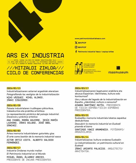 ARS EX INDUSTRIA exposición y actividades en Bilbao 2026
